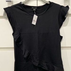 Ann Taylor ruffle sleeved blouse.